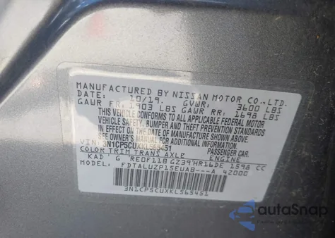 2019 Nissan Kicks Sr из США, поврежденный, VIN 3N1CP5CUXKL565451